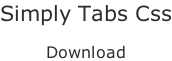 Simply Tabs Css  Download
